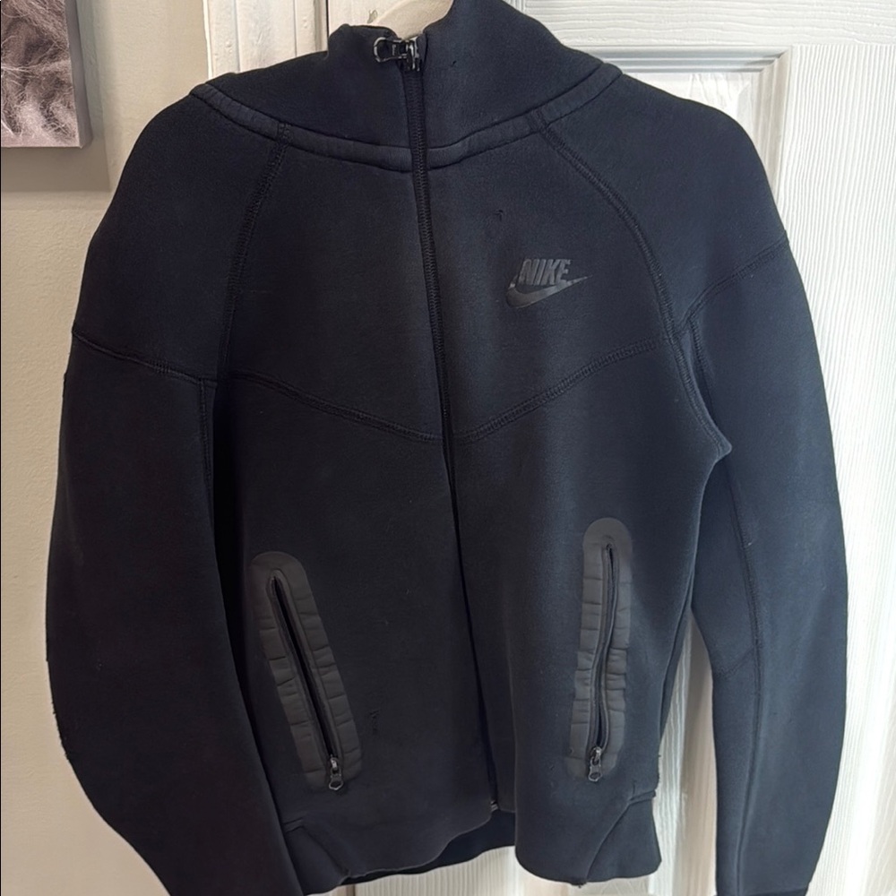 Nike Tech Fleece Midnight Black Zip-Up Jacket